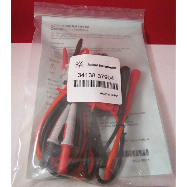 Kit Cable multimetre Agilent, 34138-37904  Accessoires d'équipement de  test Tunisie