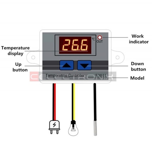 RÉGULATEUR DE TEMPÉRATURE thermostat interrupteur de température