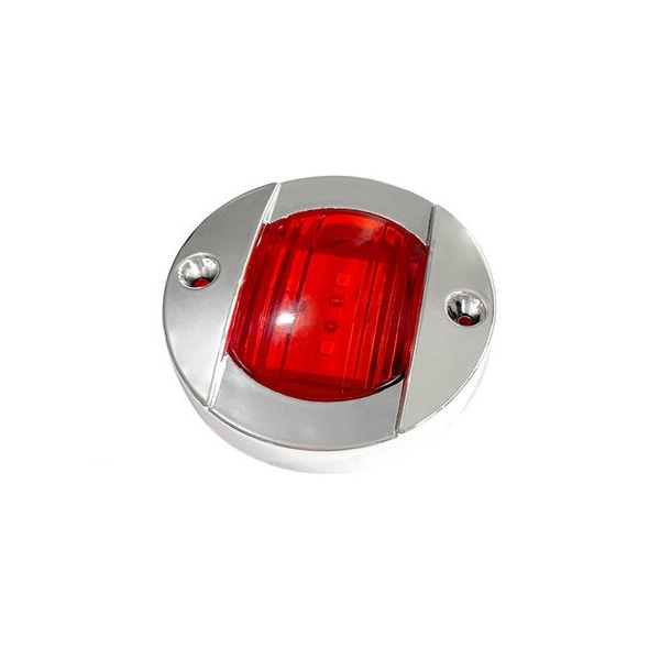 Feu de navigation LED Rouge pour bateau 12V