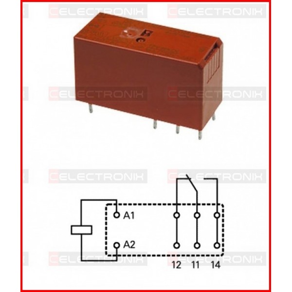 DZ85AB-5-WH2, Support relais Durakool série DZ 5 contacts, Montage sur  platine, pour Relais mini-ISO