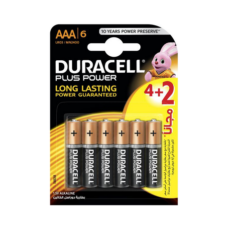Pack 15 piles LR6 Duracell Plus AA + 5 OFFERTES sur