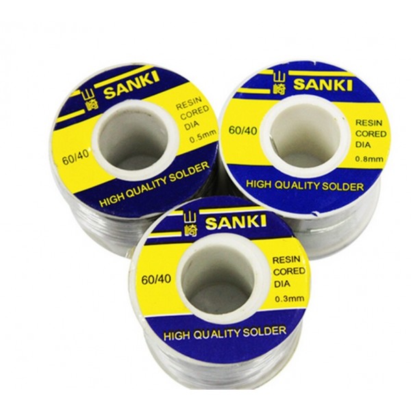 Etain 0.5mm 250g 40/60 SANKI  Outils de soudure et Accessoires