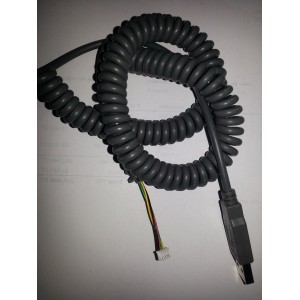 Cable spirale USB A male -...
