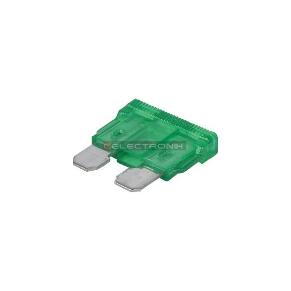 Fusible auto 30A 32V 19.1x5.1x12.3mm  Fusibles, supports et disjoncteurs  Tunisie