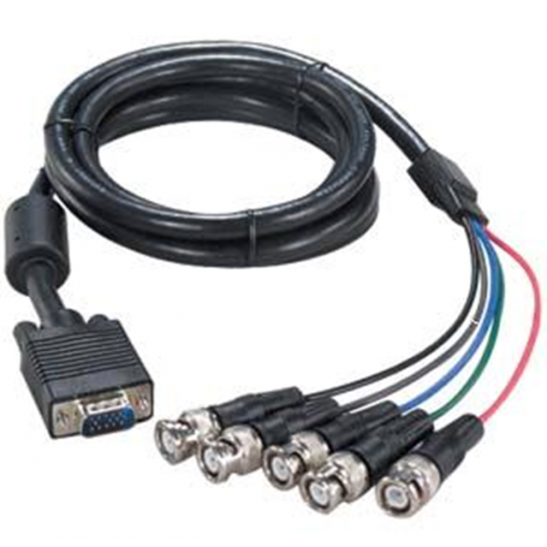 Cable adaptateur VGA vers 5 connecteurs BNC