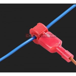 Coffret connecteurs Cosse Rapide a Sertir pour cable 120 PCS