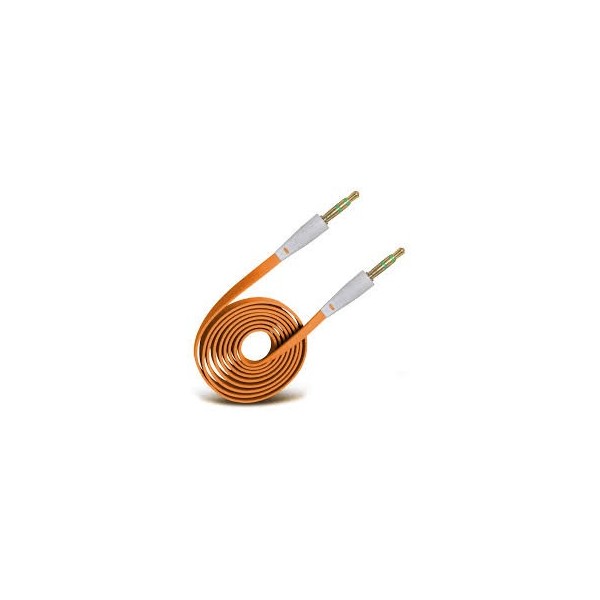 Cable audio jack 3.5mm x 2 , 1.5m plat