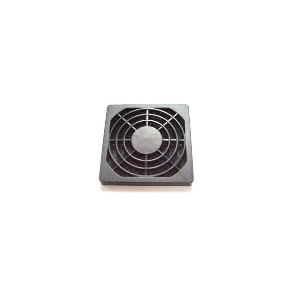 Grille plastique avec filtre pour ventilateur 12x12cm FGF-120