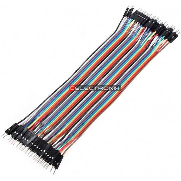 wires jumpers Male/femelle 20cm Lot de 40 fils