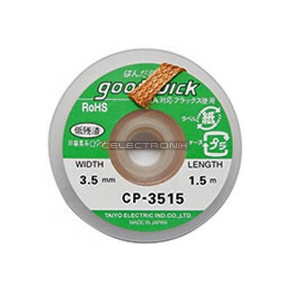 425-NS Tresse à dessouder No Clean Super Wick ™, ,5 m de long x 2 mm de  large[55] - Cdiscount Bricolage