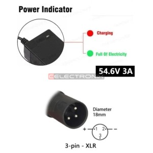 Accessoires Energie - Chargeur 54.6v 2a Li-ion Xlr 3 Pins
