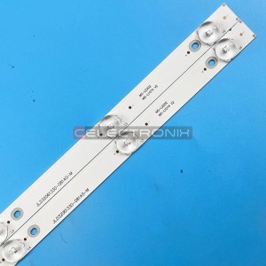 2 Barrettes Rétroéclairage LED Pour Four CLAYTON CL32DLED14B - Pièces De Rechange Neuves