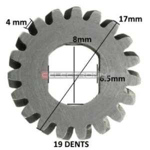 Pignon 19 dents Pour Moteur...