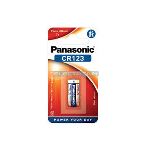 PILE PANASONIC LITHIUM CR123