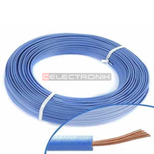 Fil souple Bleu 4mm par mètre